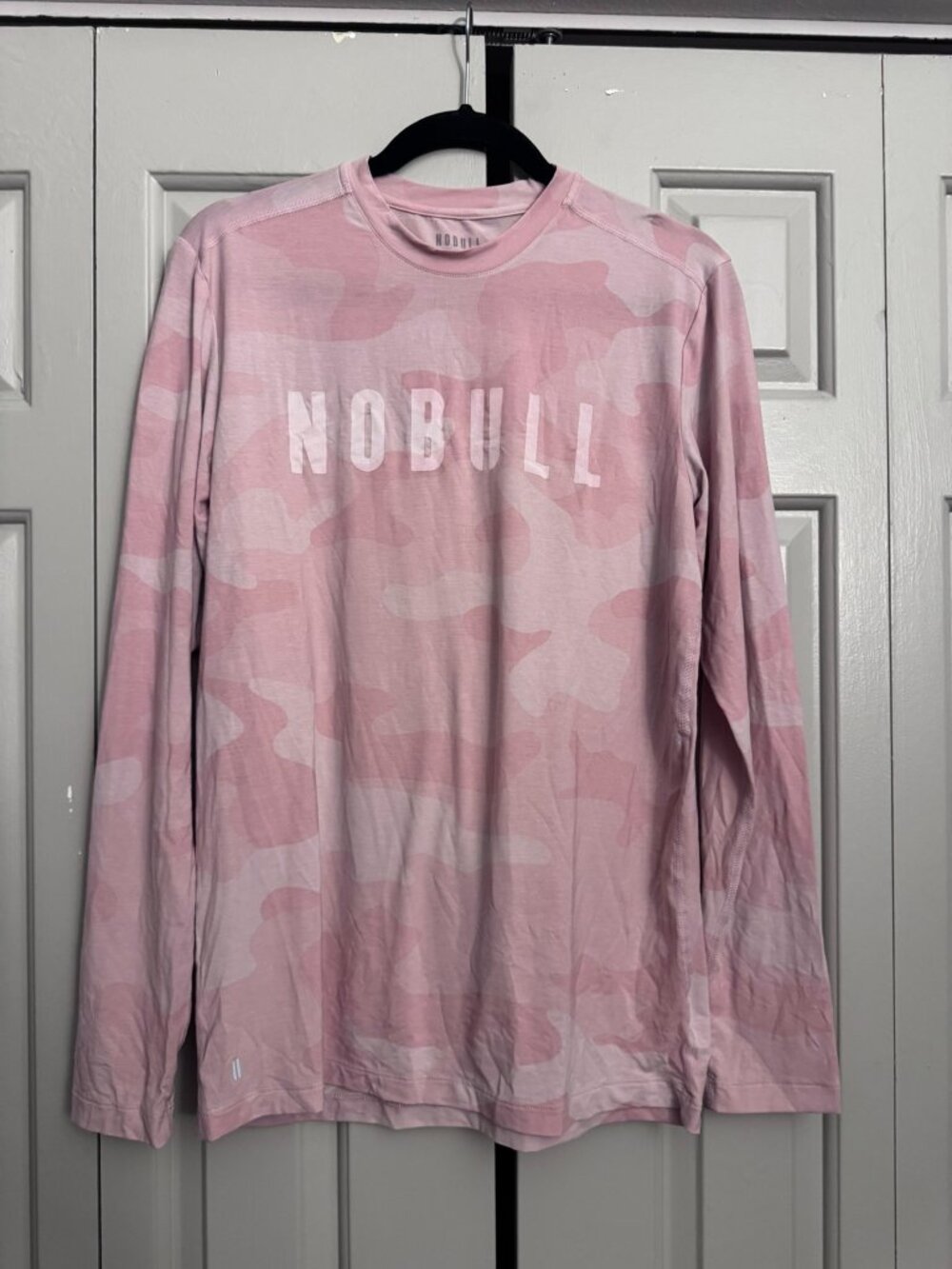 NOBULL Pink Camo Long Sleeve Tee | Size Medium | Athleisure Top